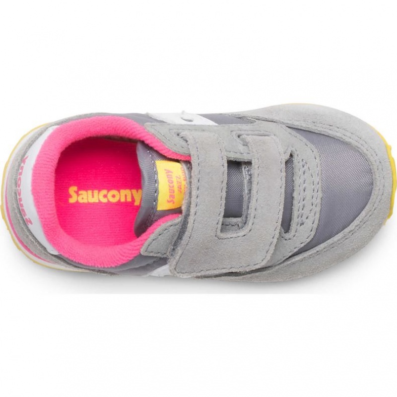 Grey Saucony Baby Jazz Hook & Loop Little Kids' Sneakers | USA BEJAPQ