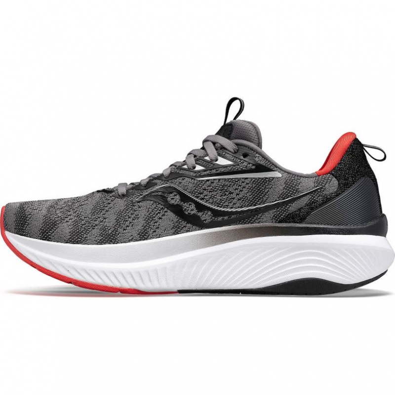 Grey Saucony Echelon 9 Men's Wide Running Shoes | USA ZAFCHX