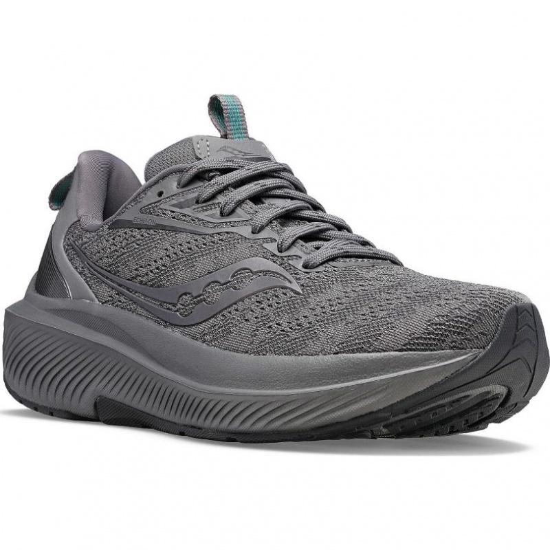 Grey Saucony Echelon 9 Women's Running Shoes | USA NDUTSF