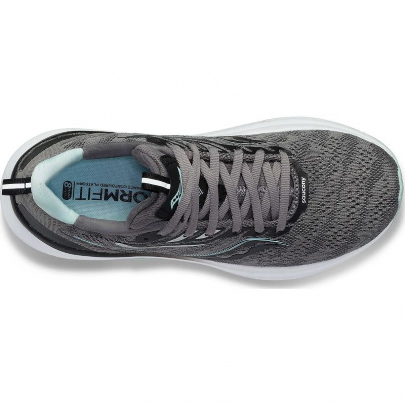 Grey Saucony Echelon 9 Women's Wide Running Shoes | USA KPZIAT