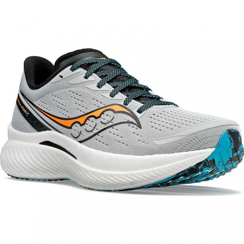 Grey Saucony Endorphin Speed 3 Men's Running Shoes | USA RGBEDH