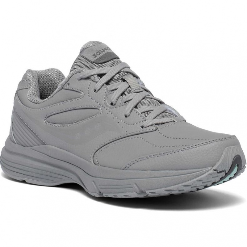 Grey Saucony Integrity Walker 3 Extra Women's Wide Running Shoes | USA SRNWYA