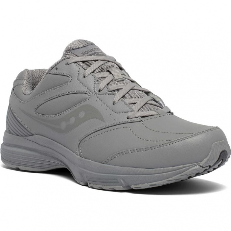 Grey Saucony Integrity Walker 3 Men's Walking Shoes | USA VJESPN