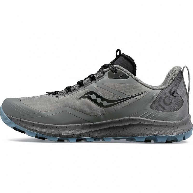 Grey Saucony Peregrine ICE+ 3 Women's Trail Running Shoes | USA TJWASR