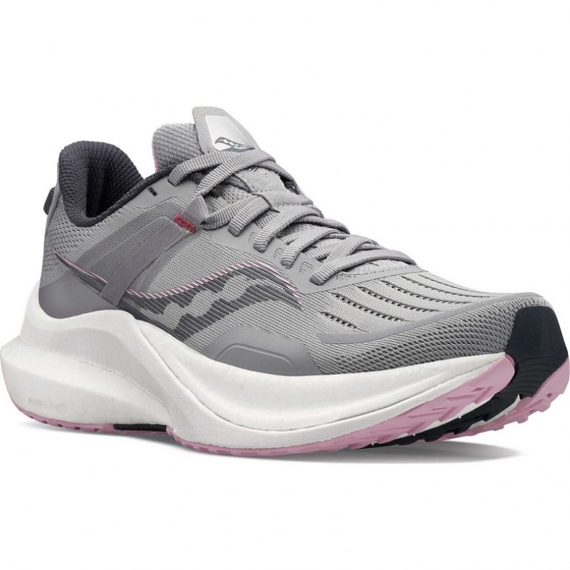 Grey Saucony Tempus Women's Running Shoes | USA FWSDMJ