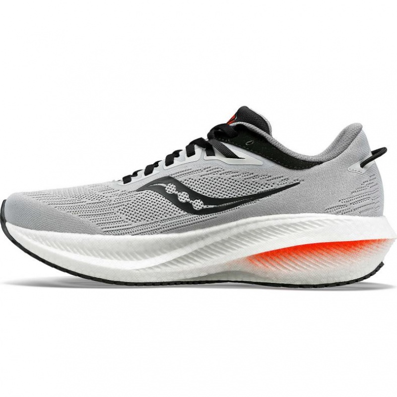 Grey Saucony Triumph 21 Men's Running Shoes | USA AZPUCW