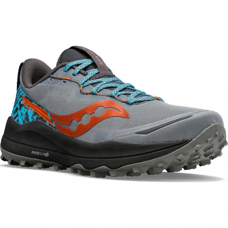 Grey Saucony Xodus Ultra 2 Men's Trail Running Shoes | USA JFHPGT