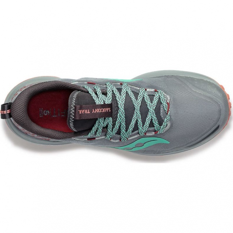 Grey Saucony Xodus Ultra 2 Women's Trail Running Shoes | USA SZQFAV