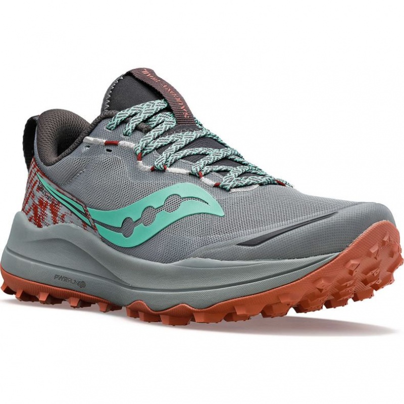 Grey Saucony Xodus Ultra 2 Women's Trail Running Shoes | USA SZQFAV