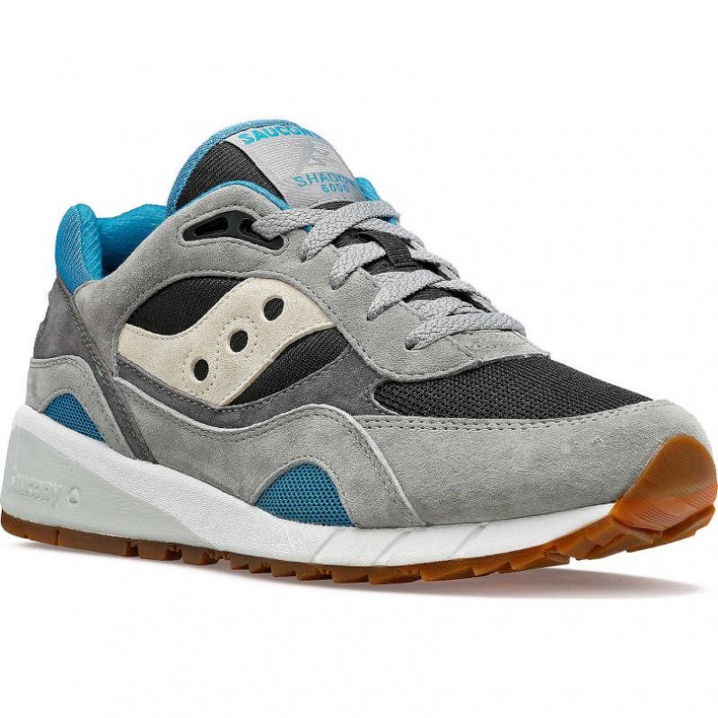 Grey / Black Saucony Shadow 6000 Men's Sneakers | USA URJLWI