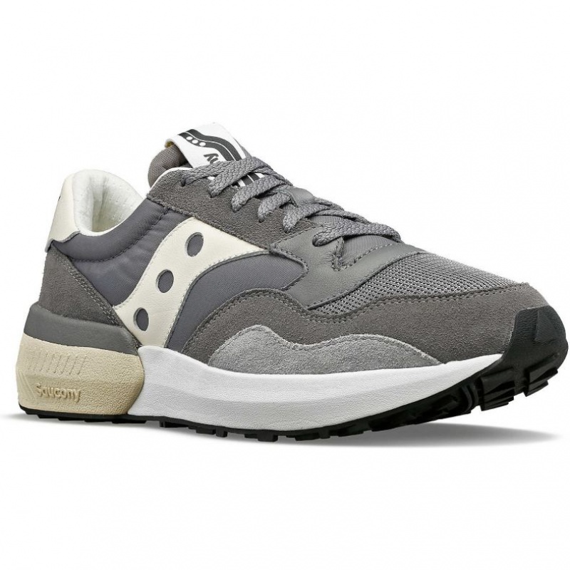 Grey / Cream Saucony Jazz NXT Women's Sneakers | USA QBHVZF