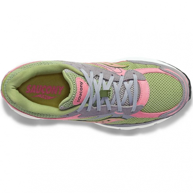 Grey / Green / Pink Saucony ProGrid Omni 9 Premium Men's Sneakers | USA NRTKBW