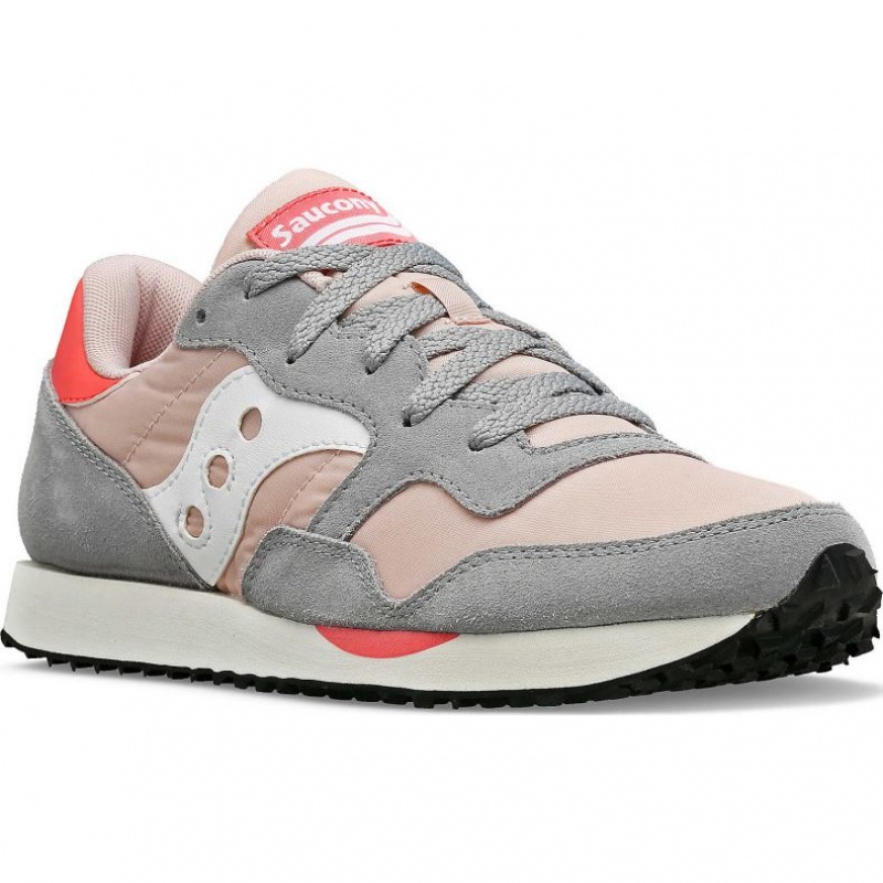 Grey / Pink Saucony DXN Women's Sneakers | USA RINJTA