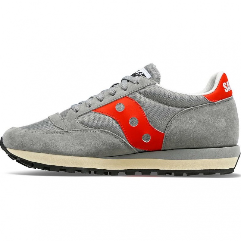 Grey / Red Saucony Jazz 81 Men's Sneakers | USA ARFJEK