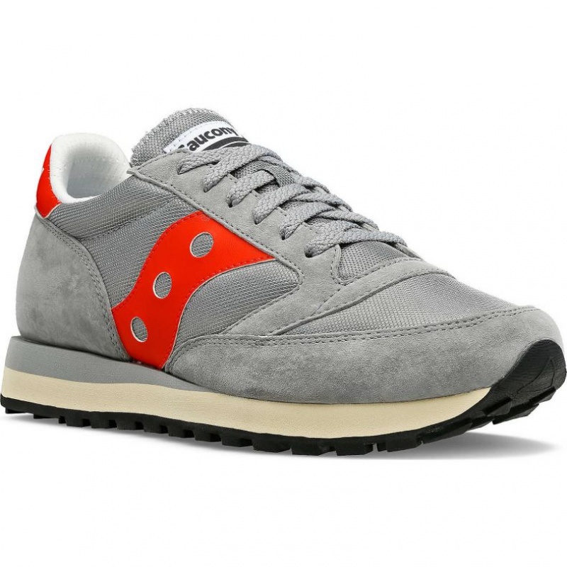 Grey / Red Saucony Jazz 81 Men's Sneakers | USA ARFJEK