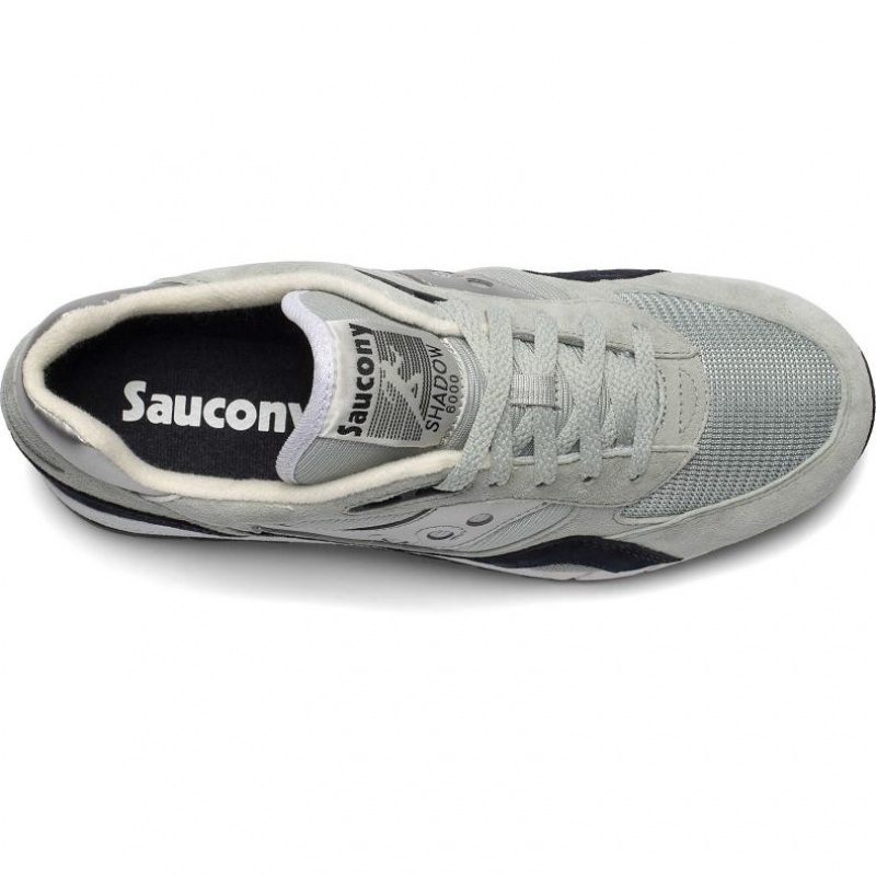 Grey / Silver Saucony Shadow 6000 Women's Sneakers | USA PMEGNB