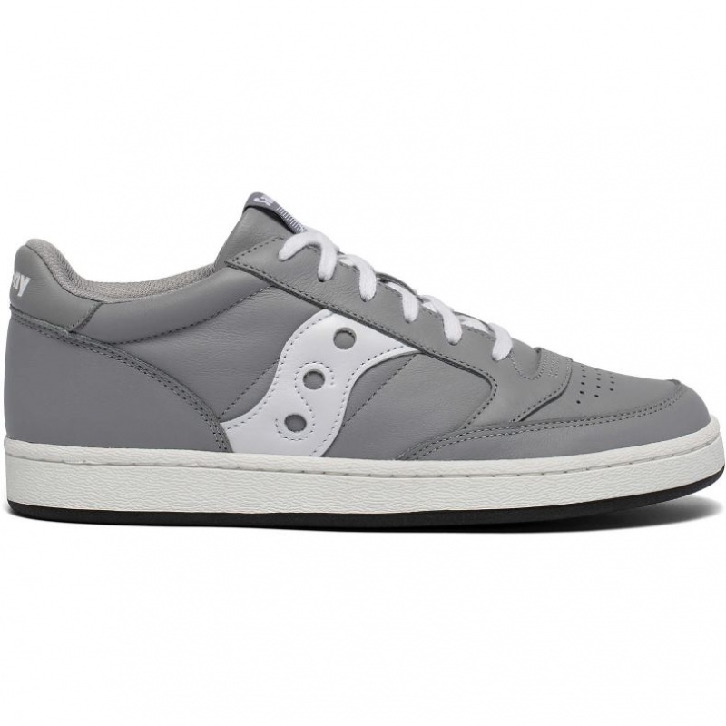 Grey / White Saucony Jazz Court Men\'s Sneakers | USA YIEVZA