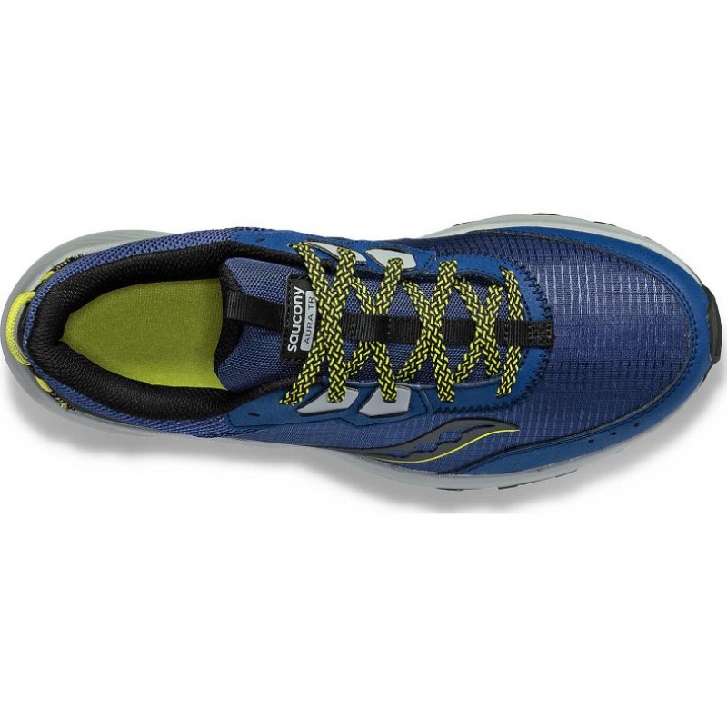 Indigo Saucony Aura TR Men's Trail Running Shoes | USA SXPGRV