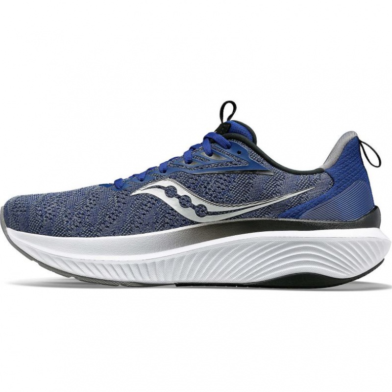 Indigo Saucony Echelon 9 Men's Wide Running Shoes | USA XQOSJM