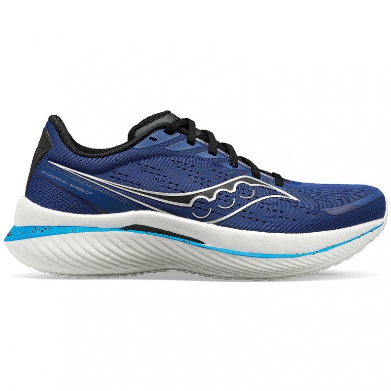 Indigo Saucony Endorphin Speed 3 Men\'s Running Shoes | USA OMSECP