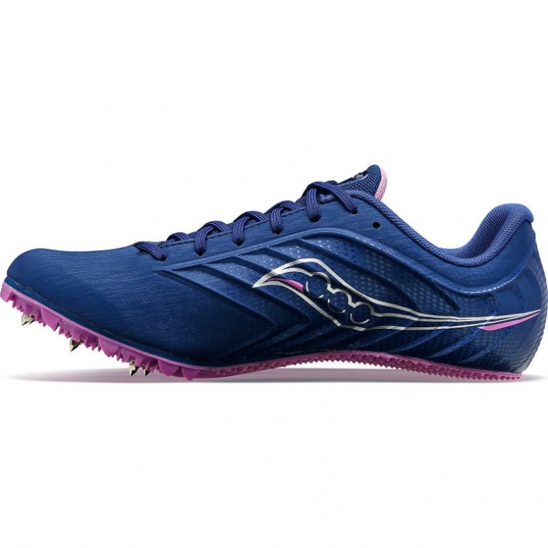 Indigo Saucony Spitfire 5 Women's Spikes | USA EVAYIC