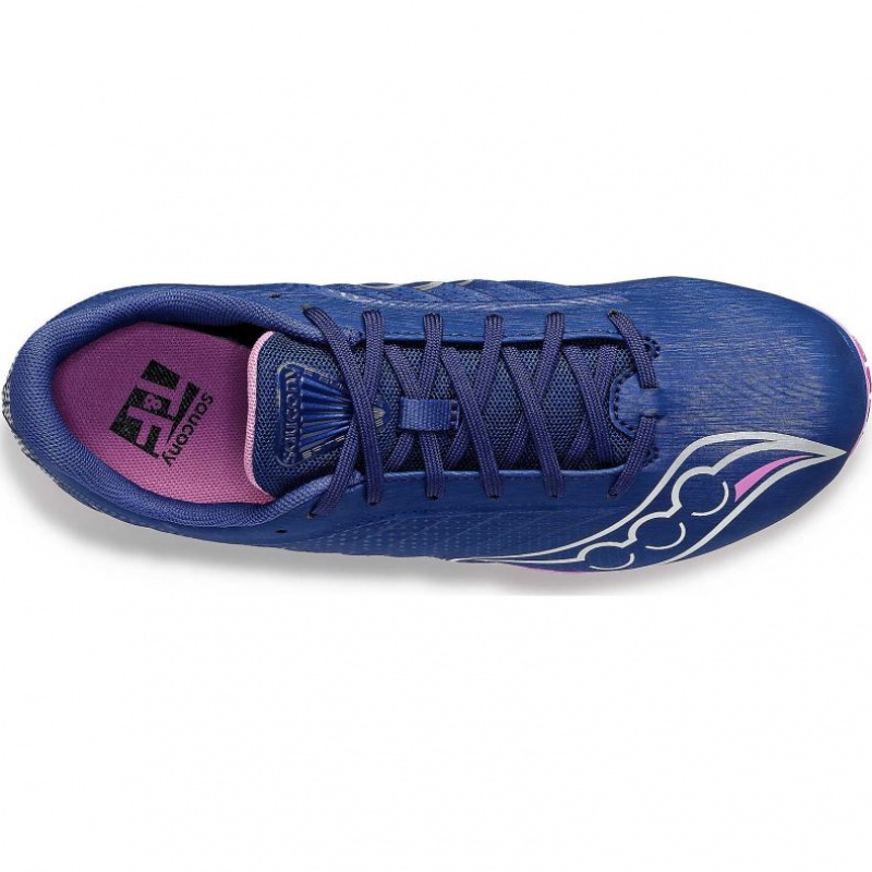 Indigo Saucony Spitfire 5 Women's Spikes | USA EVAYIC