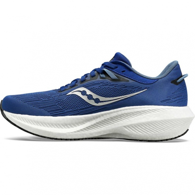 Indigo Saucony Triumph 21 Men's Running Shoes | USA KGCWVL