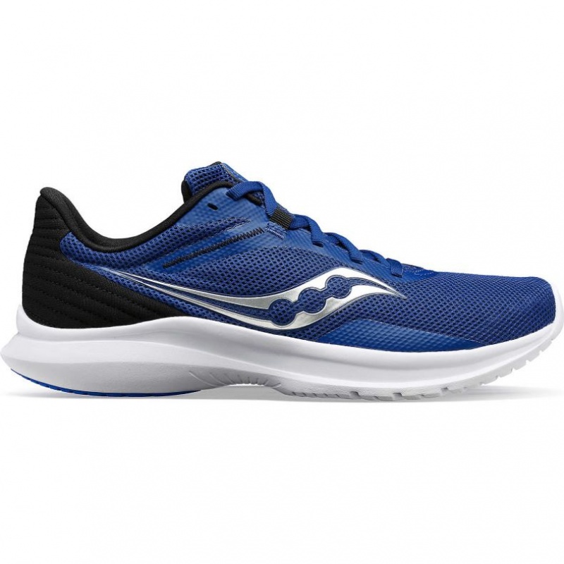 Indigo / Black Saucony Convergence Men\'s Running Shoes | USA QIENZA