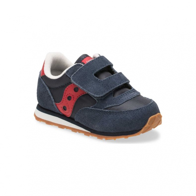 Navy Saucony Baby Jazz Hook & Loop Little Kids' Sneakers | USA YMPXTN