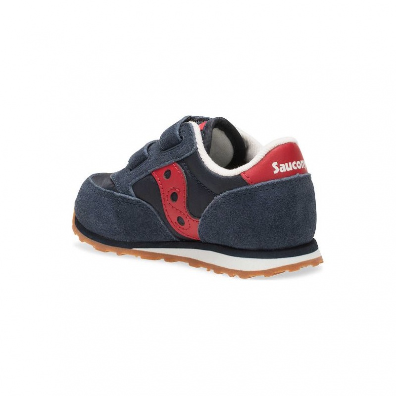 Navy Saucony Baby Jazz Hook & Loop Little Kids' Sneakers | USA YMPXTN