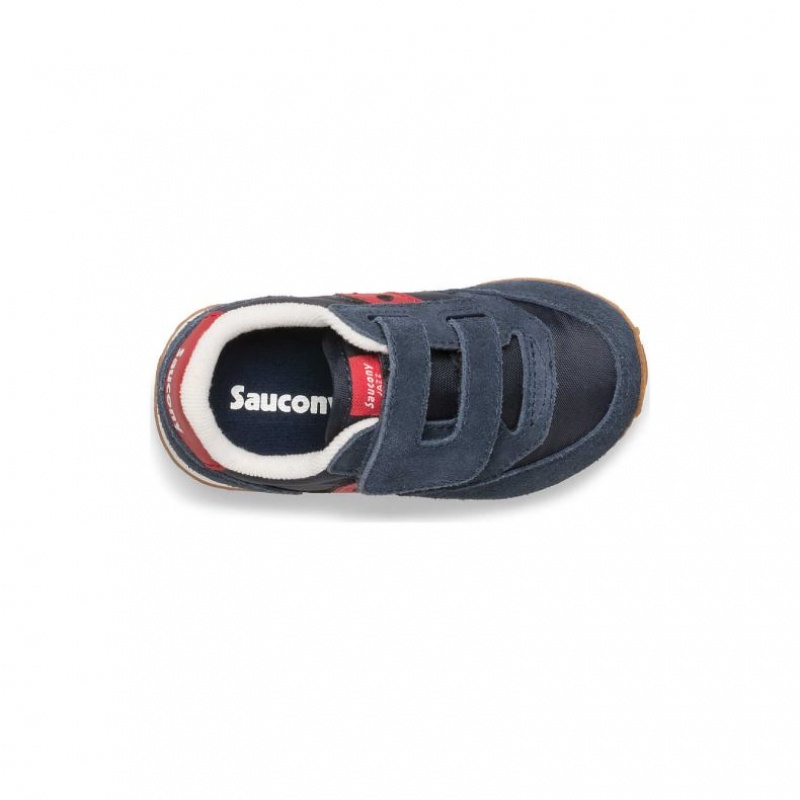 Navy Saucony Baby Jazz Hook & Loop Little Kids' Sneakers | USA YMPXTN