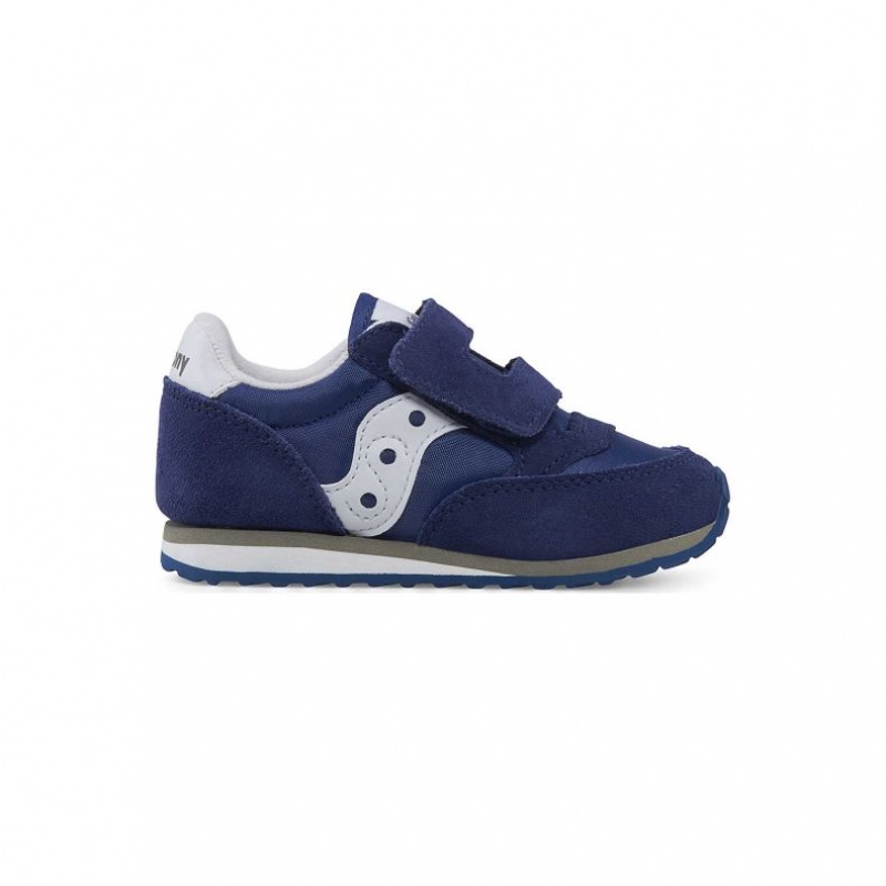 Navy Saucony Baby Jazz Hook & Loop Little Kids\' Sneakers | USA CMRDLV