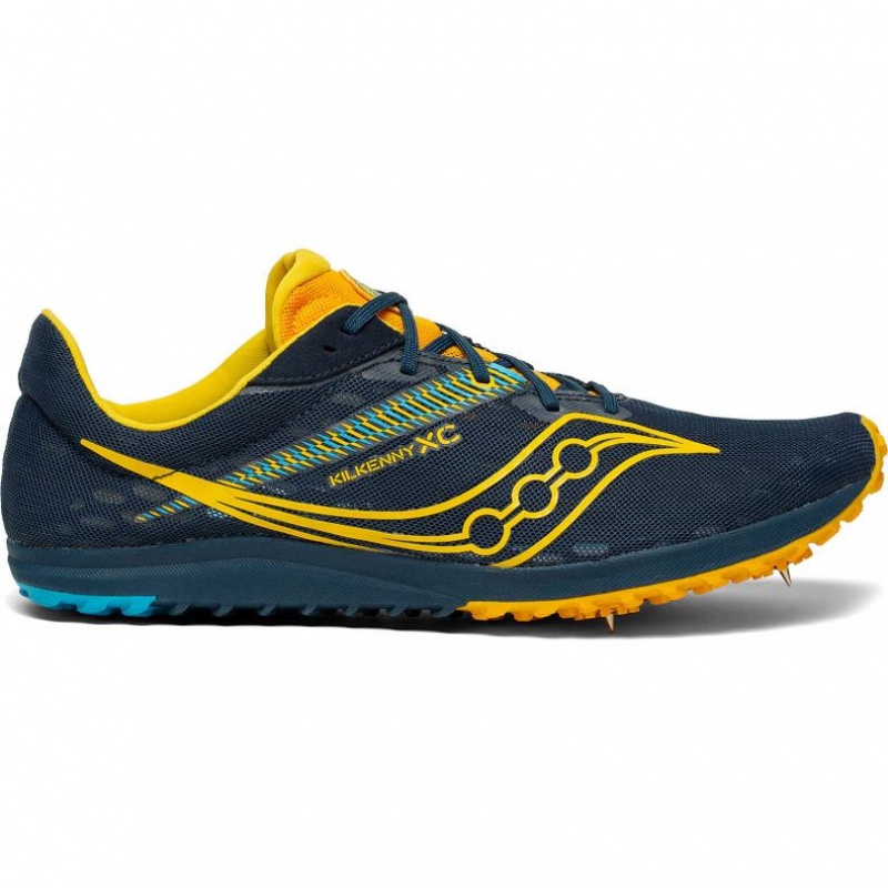 Navy Saucony Kilkenny XC9 Men\'s Spikes | USA PGWLDX