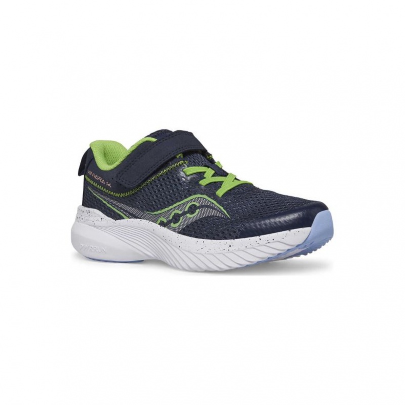 Navy Saucony Kinvara 14 A/C Big Kids' Sneakers | USA XBISHP