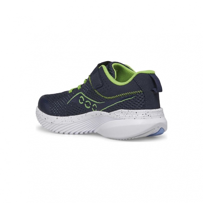 Navy Saucony Kinvara 14 A/C Big Kids' Sneakers | USA XBISHP