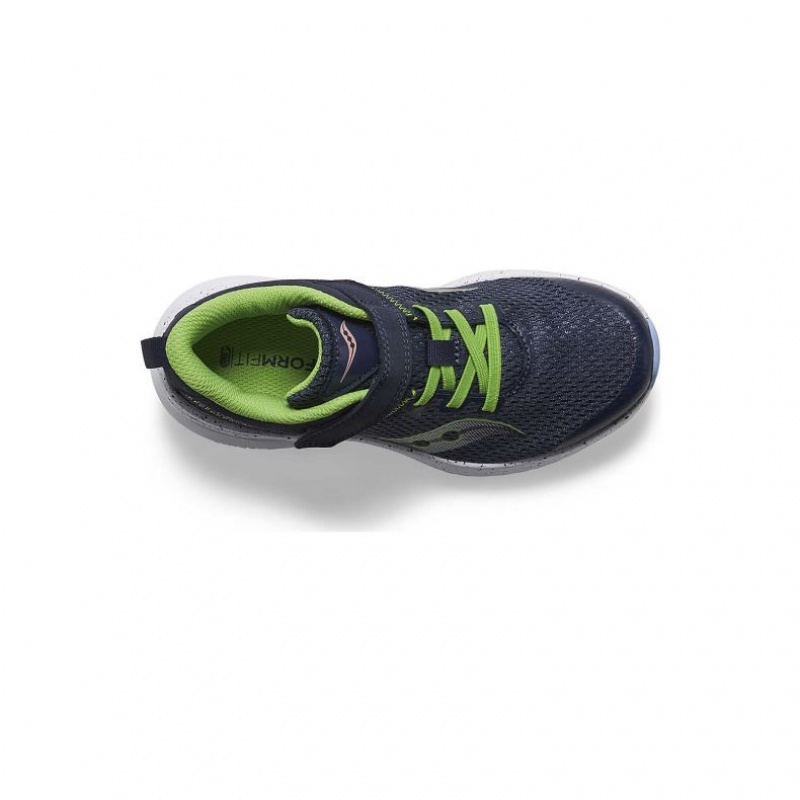 Navy Saucony Kinvara 14 A/C Big Kids' Sneakers | USA XBISHP