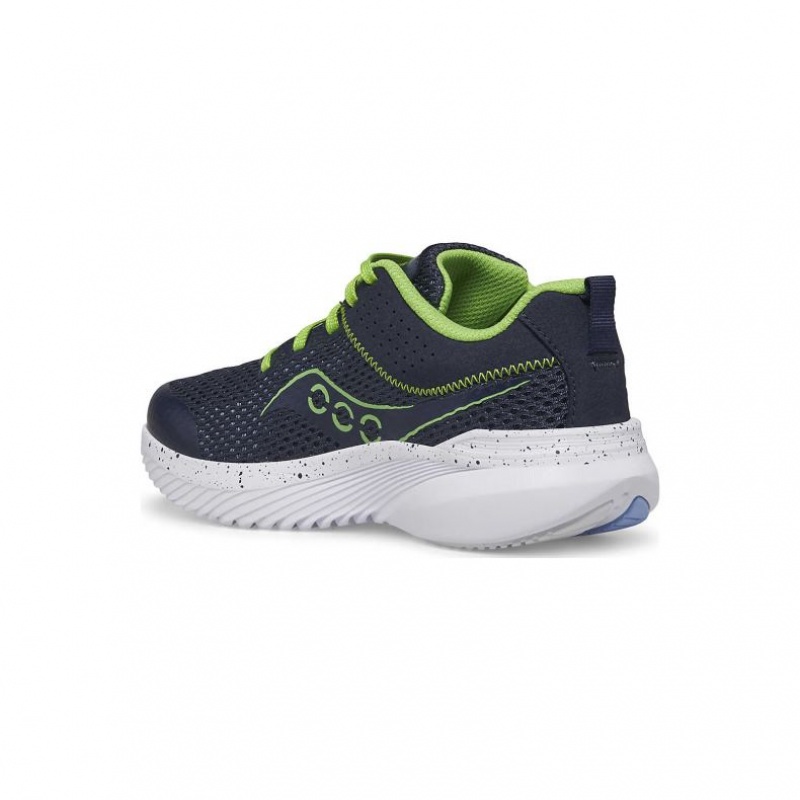 Navy Saucony Kinvara 14 Big Kids' Sneakers | USA IOJWMK