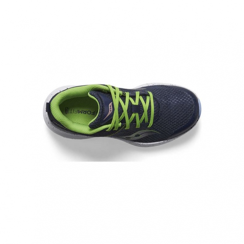 Navy Saucony Kinvara 14 Big Kids' Sneakers | USA IOJWMK