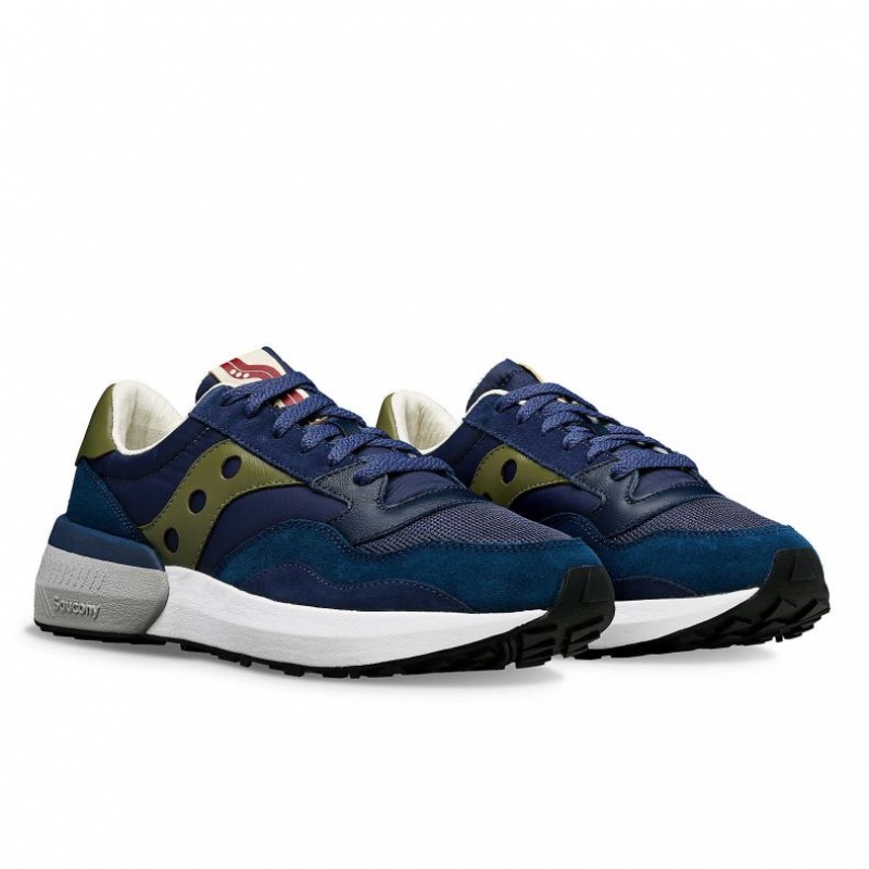 Navy / Green Saucony Jazz NXT Women's Sneakers | USA RLVYST