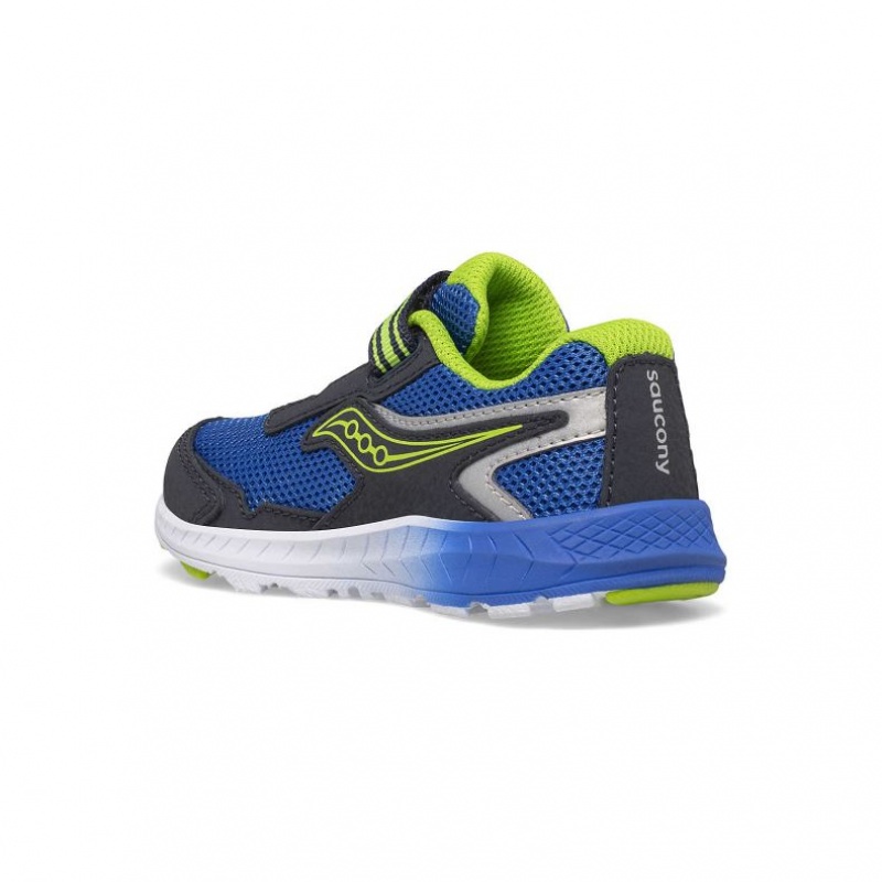 Navy / Green Saucony Ride 10 Jr. Big Kids' Sneakers | USA YUAVRT