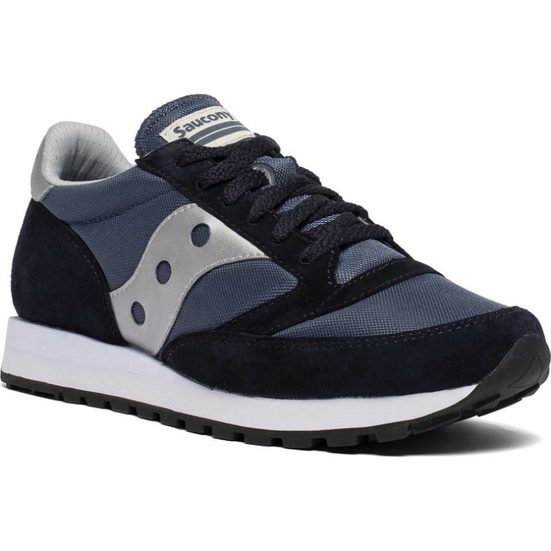 Navy / Silver Saucony Jazz 81 Men's Sneakers | USA NIGLFJ