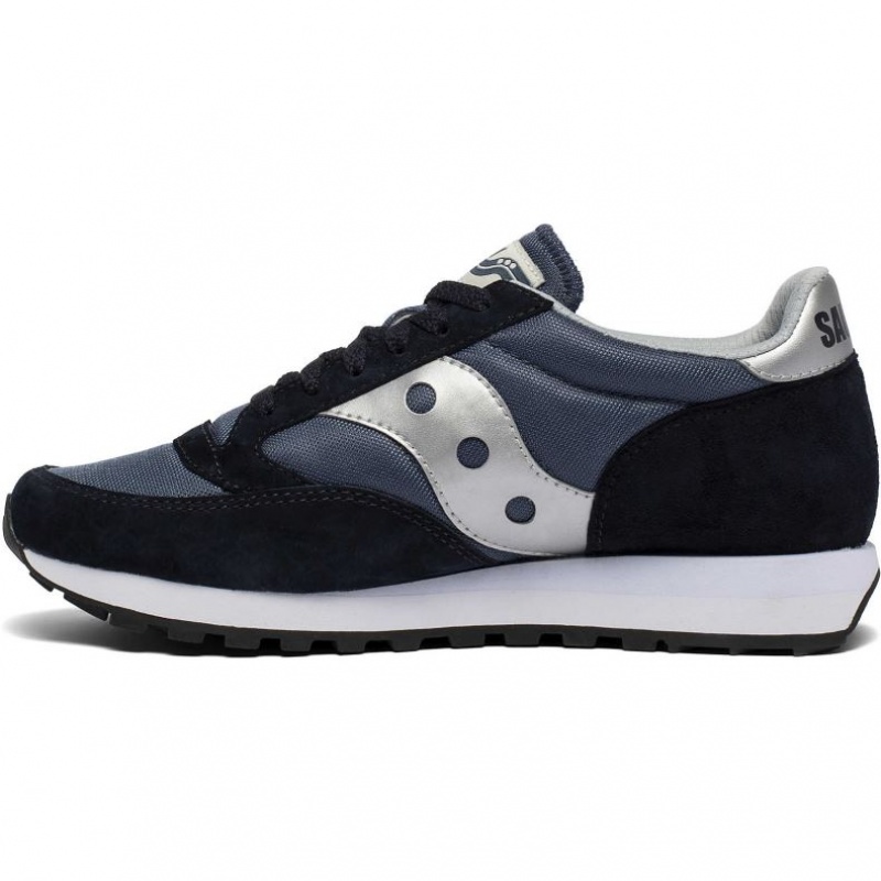 Navy / Silver Saucony Jazz 81 Men's Sneakers | USA NIGLFJ