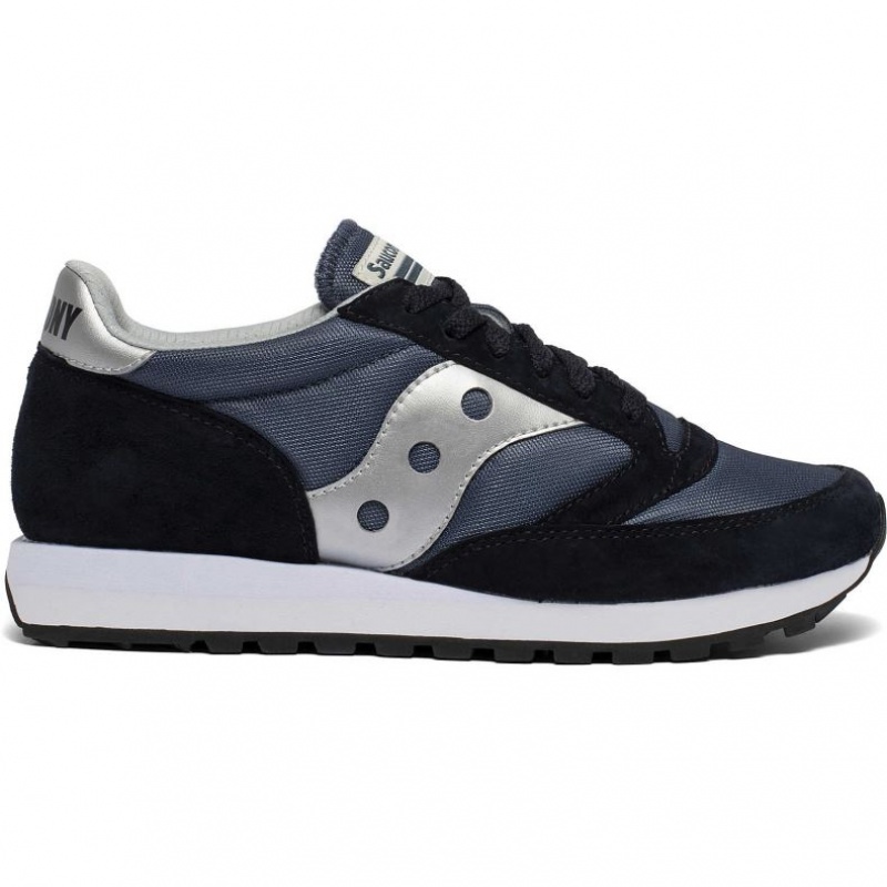 Navy / Silver Saucony Jazz 81 Men\'s Sneakers | USA NIGLFJ