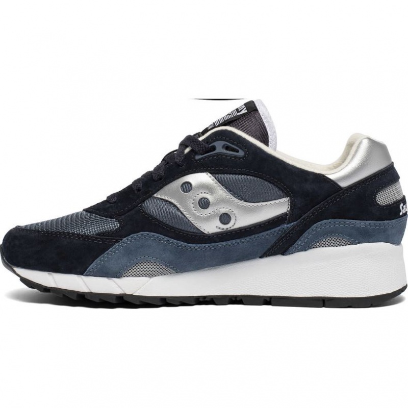 Navy / Silver Saucony Shadow 6000 Men's Sneakers | USA NBSDVL