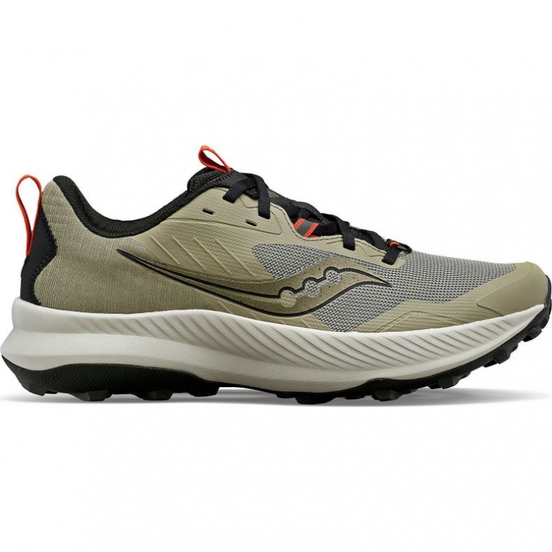 Olive Saucony Blaze TR Men\'s Trail Running Shoes | USA VUYIGQ