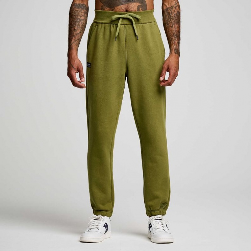 Olive Saucony Recovery Men's Jogger | USA SAQOCP