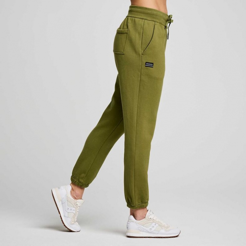 Olive Saucony Recovery Men's Jogger | USA SAQOCP