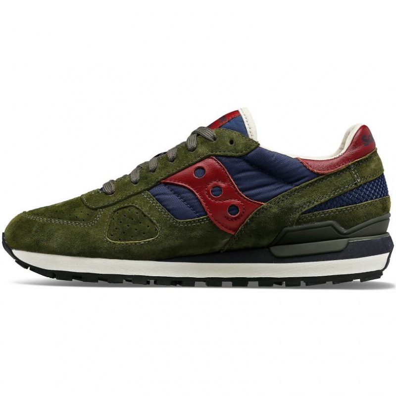 Olive Saucony Shadow Original Premium Men's Sneakers | USA KNMUSZ