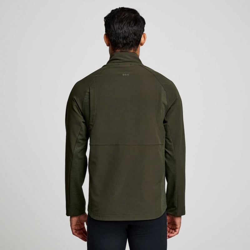 Olive Saucony Triumph Men's Jacket | USA TAOWEH