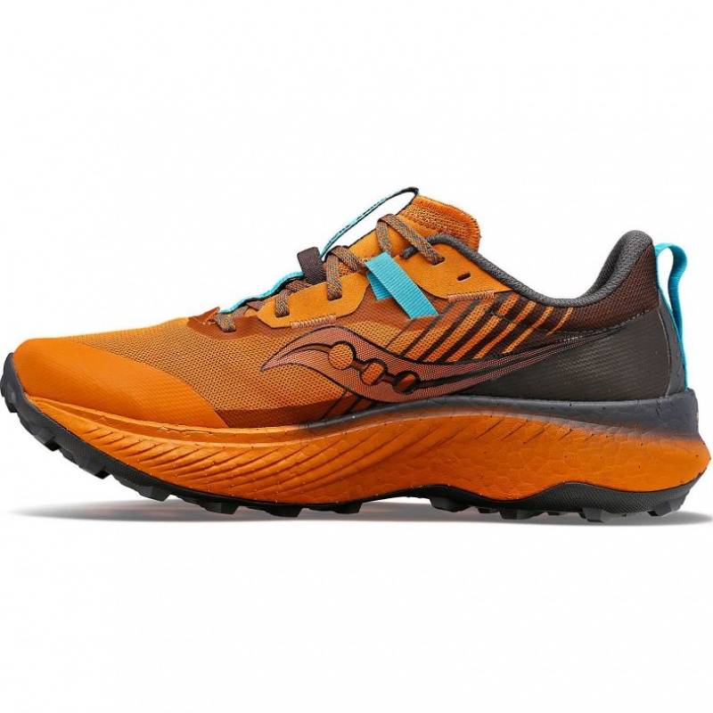 Orange Saucony Endorphin Edge Men's Trail Running Shoes | USA ISPNJF